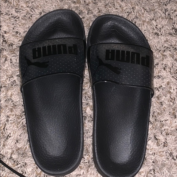 puma slides see through